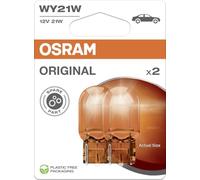 OSRAM ORIGINAL - BASE A CUNEO - WY21W Lampadina extra - CONFEZIONE DA 2