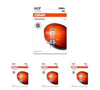 OSRAM ORIGINAL LINE 12V, H7, halogen headlight lamp, Single Blister (1 lamp) (Confezione da 4)