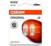 2 OSRAM Originale Line W3W Lampade Con Glasquetschsockeln 22lm