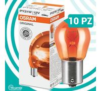 Lampada original line OSRAM 7507 12V 21W PY21W - Luce arancione (10 pezzi)