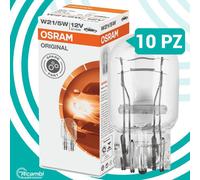 OSRAM ORIGINAL LINE 7515 W21/5W LAMPADINE LUCE POSTERIORE STOP 21W 5W 10 PEZZI