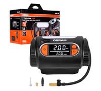 OSRAM TYREinflate 2130, display digitale extra large, funzione di arresto automatico programmabile, cavo di alimentazione a carica manuale con spina 12V DC con fusibile, gonfiaggio pneumatici in 2min.