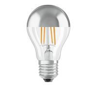 Osram PARATHOM® CLASSIC A Mirror 50 6.5W/2700K E27 - Lampade a LED a forma di pistone classica con corona a specchio