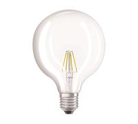 Osram Parathom Retrofit Classic Globe 125 40. Lampadina Led 125mm 220-240v 4w 2700k e27. 470 Lumen. Equivalente a 40w. 15.000 Ore. 124x168mm.