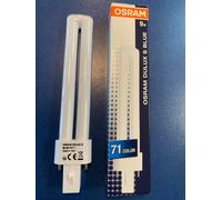 OSRAM/PHILIPS DULUX S BLUE Lampada Neon 9W G23 230V Raggi 180