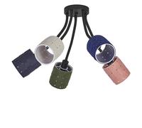 OSRAM plafoniera a 5 luci Decor Felt Weaving Cans, in feltro e metallo, E14, 630