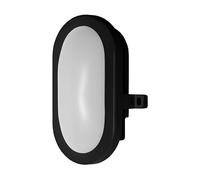 OSRAM Applique LED 6W Bulkhead, 4000K, 420 lm, IP54, IK06, antiurto, nero, alloggiamento in policarbonato, angolo di fascio 120°, per scantinati e garage