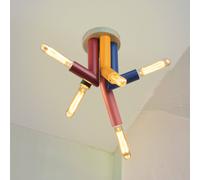 OSRAM plafoniera Decor Straw, a 5 luci, acciaio, colorata, E27 4099854454660