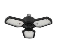 OSRAM Plafoniera Highbay Blade in nero, alluminio, con lamelle luminose regolabi