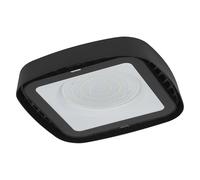 OSRAM Plafoniera Highbay UFO in nero, offre 130 W e 15000 lm in bianco luce diurna a 6500 K, con protezione IP65 contro getti d'acqua e polvere (antipolvere), ideale per soffitti alti