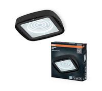 OSRAM Plafoniera Highbay UFO in nero, offre 130 W e 15000 lm in bianco luce diurna a 6500 K, con protezione IP65 contro getti d'acqua e polvere (antipolvere), ideale per soffitti alti