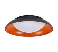 OSRAM Plafoniera LED Orbis Plate, nero-arancione, 19W, 1000lm, 3000K, 310mm, 830