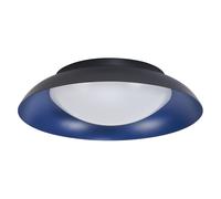 OSRAM Plafoniera LED Orbis Plate, nero-blu, 19W, 1000lm, 3000K, 310mm, 830 bianc