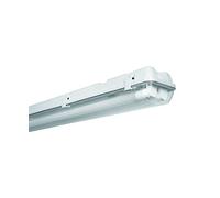 Osram Plafoniera stagna Submarine con 2 tubi T8 LED, 2 x 8W, 60 Cm, luce neutra, plastica;policarbonato, grigio