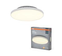 OSRAM Planon Frameless Round frameless panel light in white with advanced LED technology, 19 W, round shape (300-mm diameter), warm white light colour at 3,000 K, aluminium housing