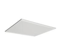 OSRAM Planon Plus ceiling light in white with advanced LED technology, 36 W, square shape (600 x 600 mm), warm white light colour at 3,000 K, aluminium housing, frosted PMMA diffuser