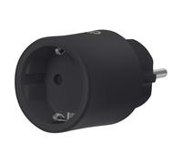 OSRAM SMART+ MATTER Presa UE nera, presa intelligente con tecnologia Matter over WiFi per integrare dispositivi elettrici nel sistema smart home