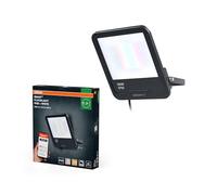 OSRAM Proiettore intelligente WIFI ad alta potenza, grigio scuro, 100 W, 8000 lm, luce colorata e luce bianca regolabili, dimmerabile, controllabile tramite app, accessori di montaggio inclusi, IP65,