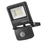 OSRAM Proiettore LED ENDURA FLOOD PC 10W 4000K sensore grigio | ENDURA® Flood Sensor Cool White PCR, Outdoor Lanterns, Grigio scuro, dia, 30000 h, confezione da 1