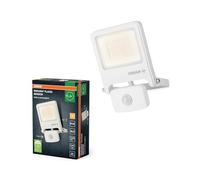 OSRAM Proiettore LED ENDURA FLOOD PC 30W con sensore, bianco caldo 3000K, 3000 lumen, sensore IR IP44, impostazione lux 2-1000