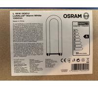 OSRAM RADIUM Lampada Fluorescente U-Form L18W/830, Bianco Caldo, 18W
