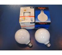 OSRAM RADIUM Lampadina Globo E27 40W G95 Opale Ø95mm Dimmerabile