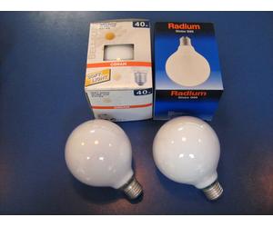 OSRAM RADIUM Lampadina Globo E27 40W G95 Opale Ø95mm Dimmerabile
