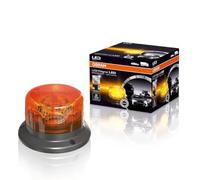 OSRAM LIGHTsignal LED BEACON LIGHT Luce LED con Rotazione 360°, Luce Lampeggiante Color Ambra, Lampeggiante di Segnalazione Omologato per Auto, Camión, Veicoli Commerciali con Fissaggio Tramite 3 Viti