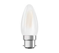 OSRAM Retrofit Classic B Lampadina LED, Attacco: E14, Bianca Fredda, 4000 K, 4 W, Equivalenti a 40 W, Opaco, LED Retrofit CLASSIC B, Opaco, Taglia Unica
