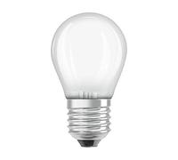 OSRAM Retrofit Classic P Lampadina LED, Attacco: E14, Bianca Calda, 2700 K, 2.50 W, Equivalenti a 25 W, Opaco, LED Retrofit CLASSIC P, Opaco, Taglia Unica