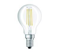 Osram Retrofit Filament Classic P 37 WW E14 BLI Lampada LED, a Sfera, 4 Watt, Chiara