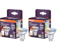 OSRAM Riflettore LED SMART PAR16 GU10, 4,7 W ZigBee 3.0, bianco regolabile 2700-6500 K, dimmerabile, controllo tramite app, Alexa (Confezione da 2)