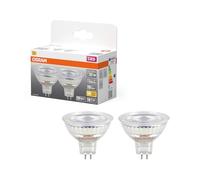 OSRAM Riflettore LED Spot Star MR16, 2700 K bianco caldo, 3,4 W, GU5.3, 36°, 345 lm, bassa tensione, trasparente, per faretti, vetrine, 15.000 ore