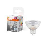 OSRAM Riflettore LED Spot Star MR16, 4000 K bianco neutro, 6,1 W, GU5.3, 36°, 621 lm, bassa tensione, trasparente, per faretti, 15.000 ore