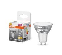 OSRAM Riflettore LED Spot Star PAR16, 2700 K bianco caldo, 5,6 W, GU10, 120°, 620 lm, trasparente, per illuminazione spot, illuminazione di aree, soggiorni, 15.000 ore