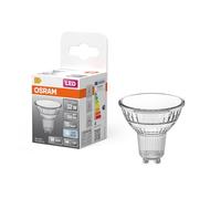 OSRAM Riflettore LED Spot Star PAR16, 4000 K bianco neutro, 3,1 W, GU10, 120°, 350 lm, trasparente, per illuminazione spot, luce d'area, 15.000 ore