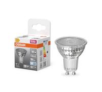OSRAM Riflettore LED Spot Star PAR16, 4000 K bianco neutro, 6,1 W, GU10, 36°, 575 lm, trasparente, per illuminazione spot, negozi, ristoranti, 15.000 ore