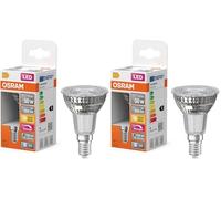 OSRAM Riflettore LED Spot Superstar PAR16 50 dimmerabile, 2700 K bianco caldo, 3,7 W, E14, 36°, 350 lm, 15.000 h, per illuminazione spot, illuminazione d'accento, attacco piccolo (Confezione da 2)