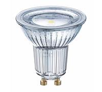 OSRAM - Riflettori LED con attacco GU10, risparmio energetico, lunga durata: 15000 ore, angolo di diffusione 36°, luce bianca calda, PAR16 49 120° 6.9W/ 3000K GU10