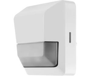 OSRAM SENSOR Apparecchio da parete con sensore di movimento 180° e sensore di luce per montaggio a soffitto a filo, bianco, protezione IP55, per zone di ingresso