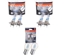 OSRAM SET 2X H7+H7+PY21W Night Breaker UNLIMITED +110% / Diadema Chrome 56Y