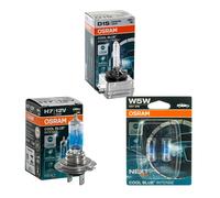 OSRAM Set D1S + H4 + W5W DUOPACK COOL BLUE INTENSE XENARC Lampadine