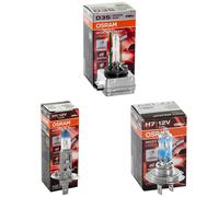 OSRAM Set D3S + H7 + H1 NIGHT BREAKER LASER XENARC Xenon Lampadina