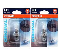 OSRAM Set Da 2 Night Breaker Unlimited H1 H3 H4 H7 H11 W5W, Original Line