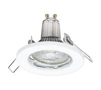 OSRAM Set di faretti a incasso con lampadine LED GU10 3x2.6W in bianco, protezio
