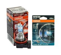OSRAM Set H11+W5W Duopack Notte Breaker Laser Cool Blu Intense Indicatore