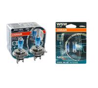 OSRAM Set H4 Duobox + W5W Duopack Cool Blu Intense Lampadina Pera
