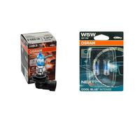 OSRAM Set HB3+W5W Duopack Notte Breaker Laser Cool Blu Intense Indicatore