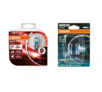 OSRAM Set HB4 DuoBox + W5W DUOPack NIGHT BREAKER LASER COOL BLUE INTENSE