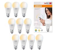 OSRAM SMART+ 10 LAMPADINE LED ZIGBEE GOCCIA E27 LUCE BIANCA DIMMERABILE 8.5 W=60
